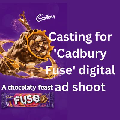 Casting for 'Cadbury Fuse' digital ad shoot - males & females