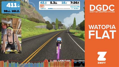 Driving The Zwift Bus Watopia Flat Route Youtube