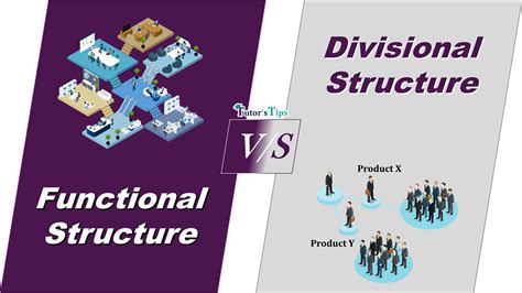 Difference between Functional and Divisional Structure – Tutor's Tips