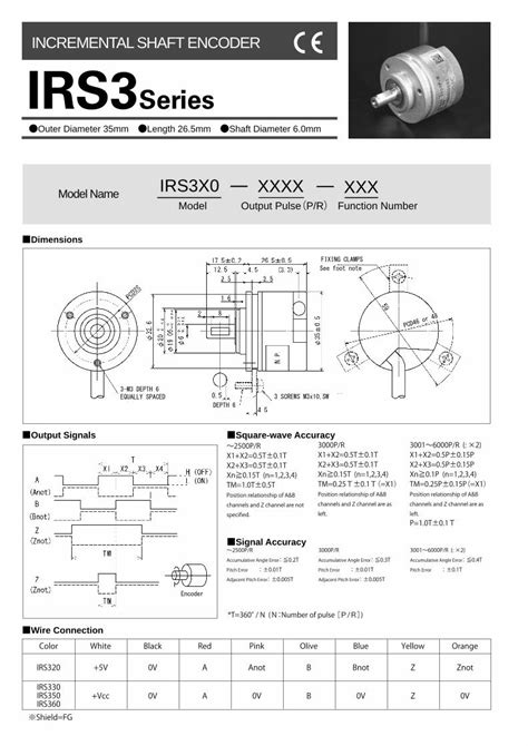 PDF INCREMENTAL SHAFT ENCODER IRS3Series PDF File 2016 11 255