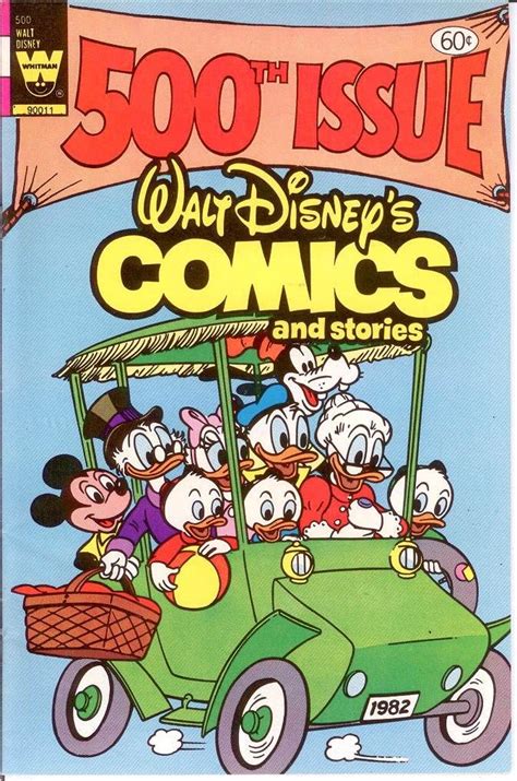 Walt Disneys Comics And Stories 500 F Vf 1982 Comics Book