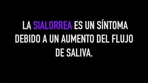 ¿qué es la sialorrea? - YouTube