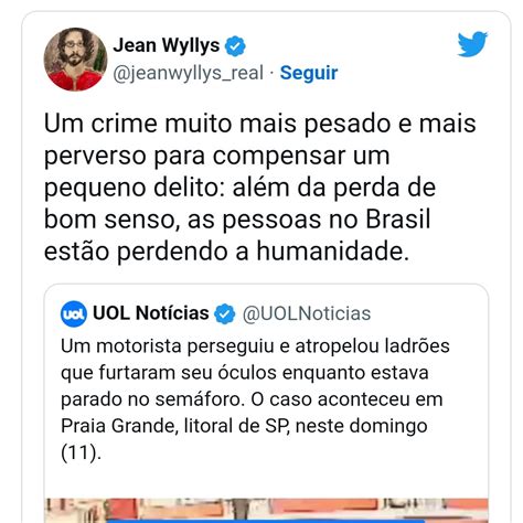 Wells On Twitter RT Ancapchequei URGENTE Ex BBB Jean Wyllys