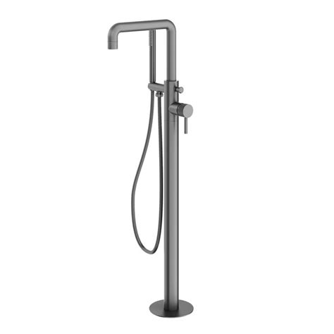 Iso Pro Freestanding Bath Shower Mixer Anthracite London Road Bathroom Co