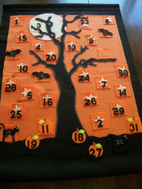 Wooden Halloween Countdown Calendar Printable Word Searches