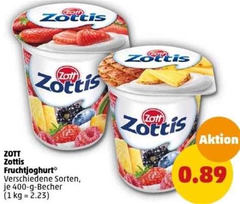 ZOTT Zottis Fruchtjoghurt 400 G Becher Angebot Bei PENNY