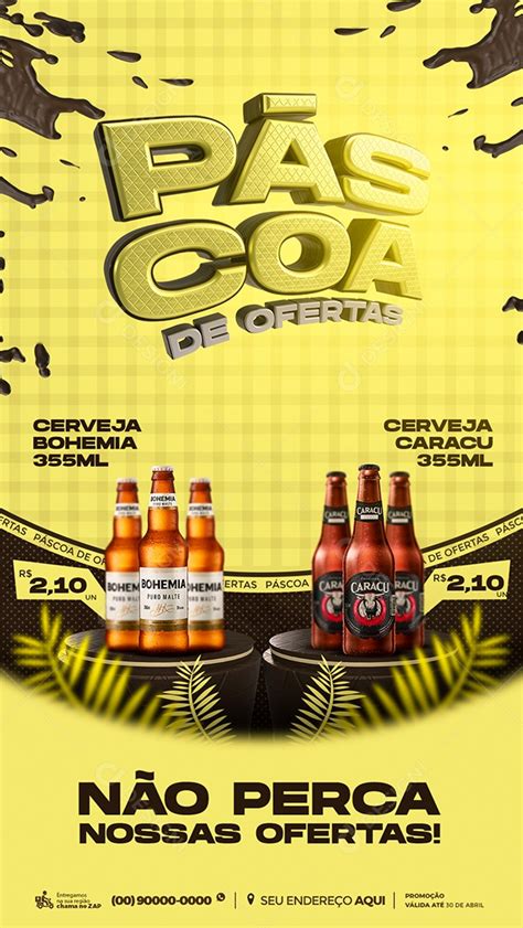 Story Páscoa De Ofertas Cerveja Bohemia E Caracu 2 10 Cervejaria Social