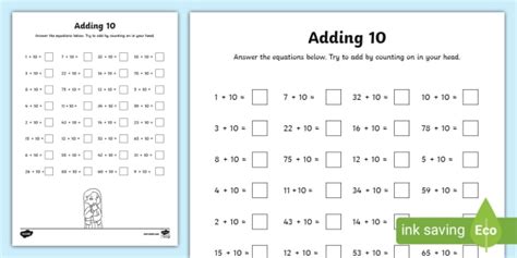 Adding Activity Sheet Teacher Made Twinkl Worksheets Library