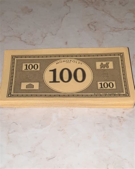 Monopoly Money 100