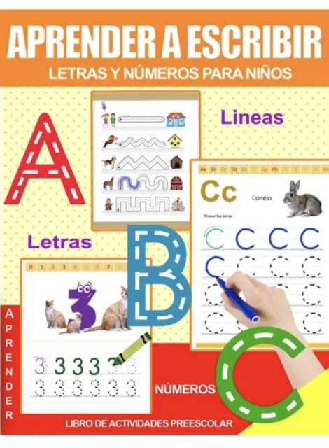 Aprender A Escribir Letras Y N Meros Para Ni Os Libro De Actividades