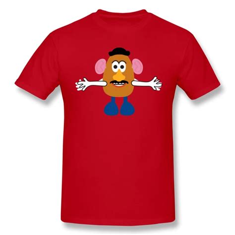 Mr Potato Head T Shirt Mr Potato Head T Shirt Printed Fashion Tee Shirt 100 Cotton Short Sleeve ...