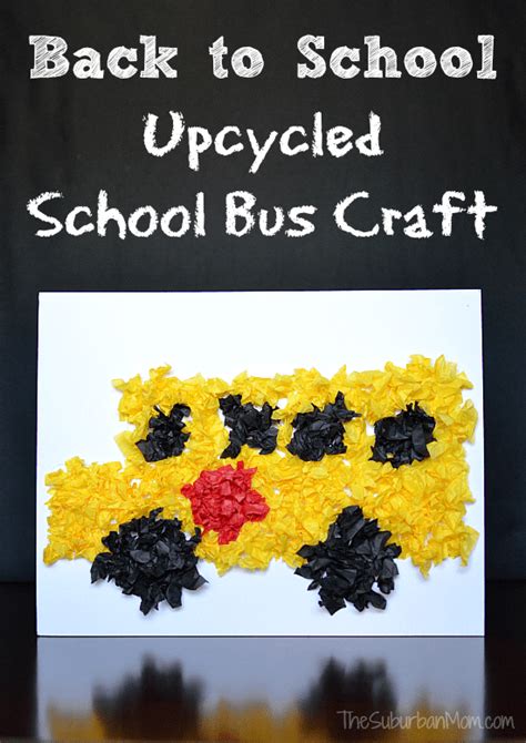 12+ School Bus Craft Ideas - Back To School Crafts - The Suburban Mom