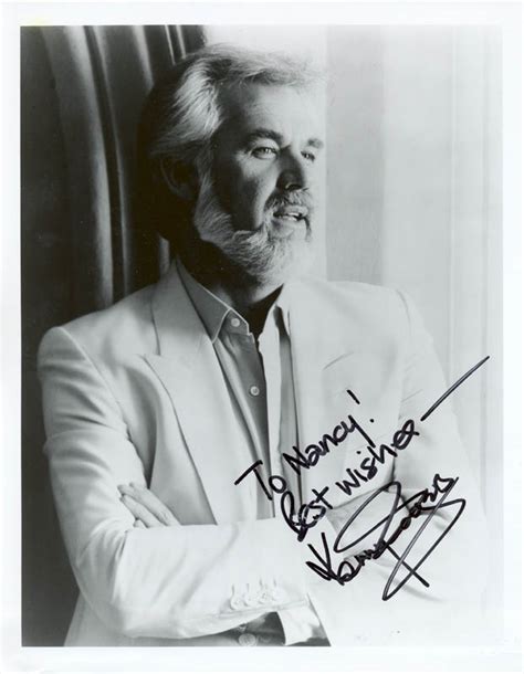 Kenny Rogers Autographed Inscribed Photograph Historyforsale Item