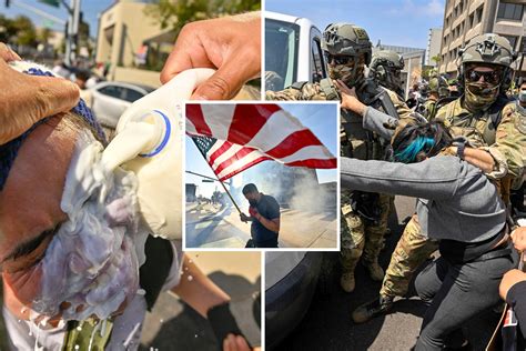 Federal Officers 'Overrun' as Santa Ana Protest Escalates - Newsweek