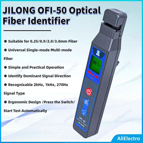 JILONG OFI 50 Optical Fiber Identifier Active Traffic Detector Live