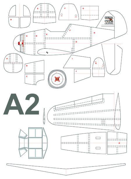 Cartoon Fatty Messerschmitt Bf 109 RC Plane PDF Plans Messerschmitt