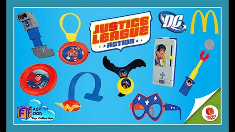 2018 DC Justice League Action McDonald S Happy Meal Toys