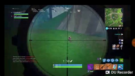 Nice Quick Scope Fortnite Battle Royal YouTube