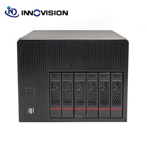 New Tooless HDD Hotswap NAS Storage Case 6Bays Hot Swap Server PC