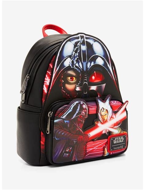 Ahsoka And Darth Vader Fight Scene Mini Backpack Loungefly Backpack