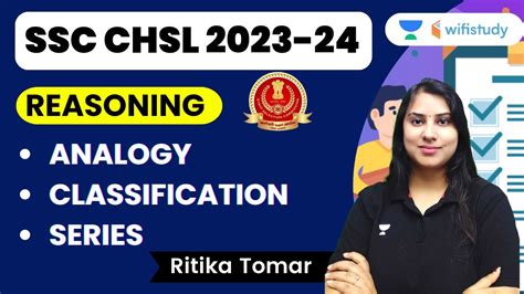 Analogy Classification And Series Reasoning Ssc Chsl Ritika