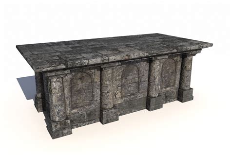 3D model Old stone altar 2 VR / AR / low-poly | CGTrader