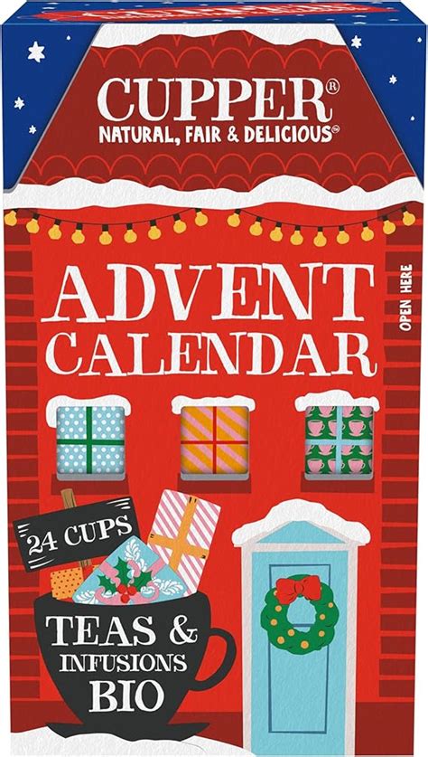 Cupper Calendario Dell Avvento Biologico Cofanetto Assortito Di T