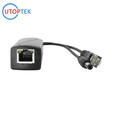 1000M Gigabit 48V To 5V Active Isolated PoE Splitter IEEE802 3af At For