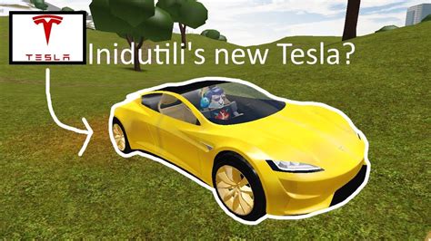 Vehicle Simulator Roblox Inidutili Gets A New Tesla Roadster 2 0 Inidutili Roblox Youtube