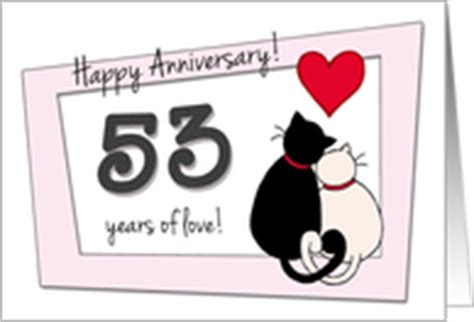 53rd Wedding Anniversary Cards from Greeting Card Universe