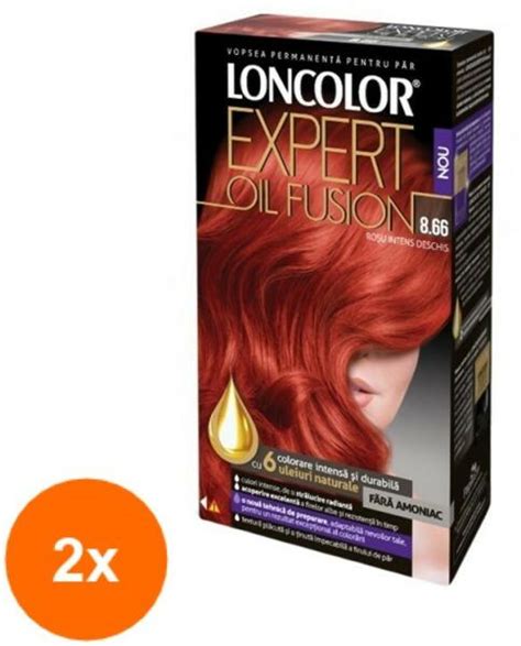 LONCOLOR Set 2 X Vopsea De Par Permanenta Fara Amoniac Loncolor Expert