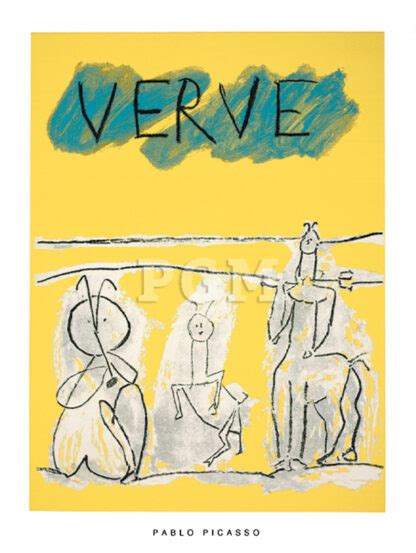 Pablo Picasso Cover for Verve Poster Galerie München