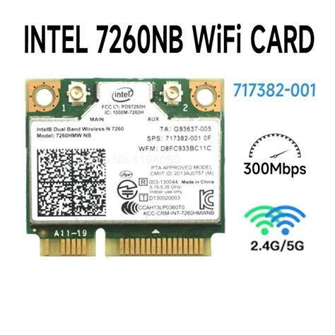 Wireless Wifi Card Dual Band Intel Nb Hmw Nb Mini Pci E