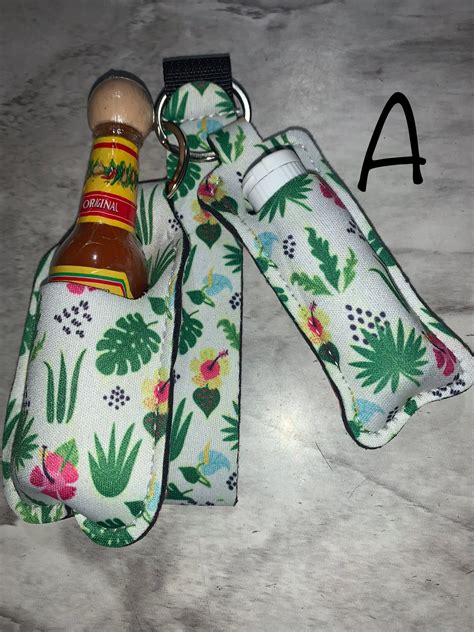 Mini Tajin And Cholula Hot Sauce Keychain Set Mini Cholula Sauce Bottle Mini Tajin Bottle