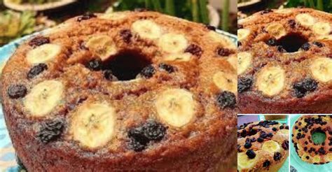 Bolo De Banana E Passas - Doçura Tropical: O Irresistível Bolo de Banana com Passas