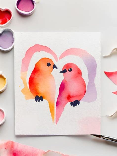 25 Best Diy Watercolor Valentines Card Ideas Sarah Scoop