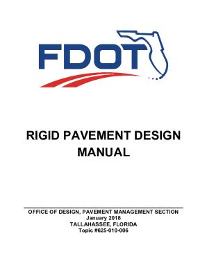 Fillable Online Flexible Pavement Design Manual Design Guide Justify