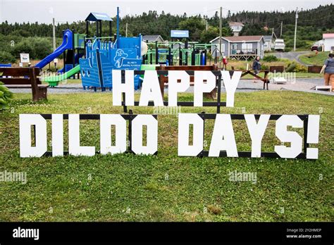 Happy Dildo Days Sign At Bill Pretty Memorial Playground In Dildo Newfoundland Labrador