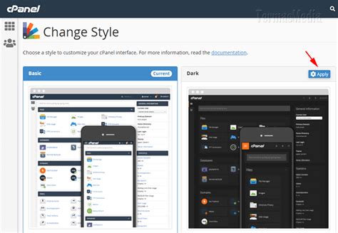 Cara Mengubah Atau Mengganti Style Cpanel