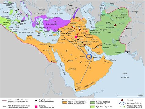 A Map Of The Middle East Showing Its Major Cities And Their Territorial