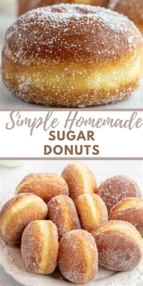 Simple Homemade Sugar Donuts Artofit