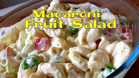 Filipino Sweet Macaroni Salad Recipe Bryont Blog