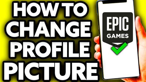 How To Change Epic Games Profile Picture YouTube