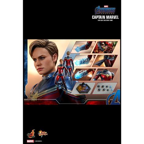 READY STOCK HOT TOYS MMS575 AVENGERS ENDGAME CAPTAIN MARVEL 1 6TH SCALE COLLECTIBLE FIGURE