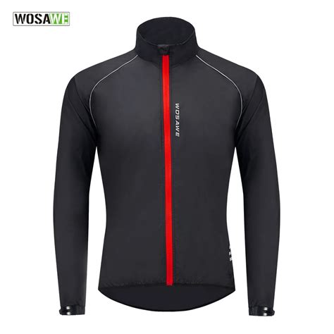 Wosawe Veste De Cyclisme Portable R Fl Chissante Coupe Vent