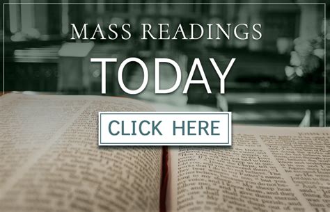 mass reading today | Parishes of Ardfinnan, Ballybacon, Grange ...