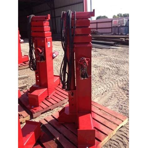 Three Stage Piston Type Hydraulic Jacks For Grain Silo And Enamel