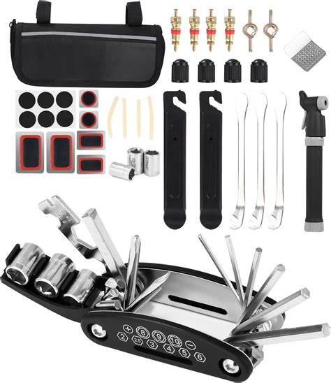 Faokze Trousse D Outils De V Lo Kit De R Paration Multifonctionnel De