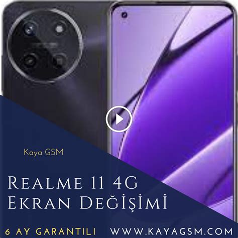 Realme 11 4G Ekran Değişimi - Acil Cep Tamiri - Kaya GSM
