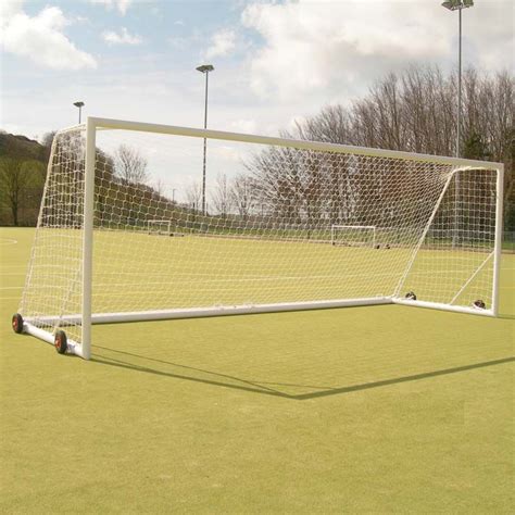 Senior Aluminium Rollaway Weighted Football Goals Pack